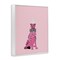 Stupell Industries Pink Cheetah King Framed Giclee Wall Art Design by Elizabeth Medley